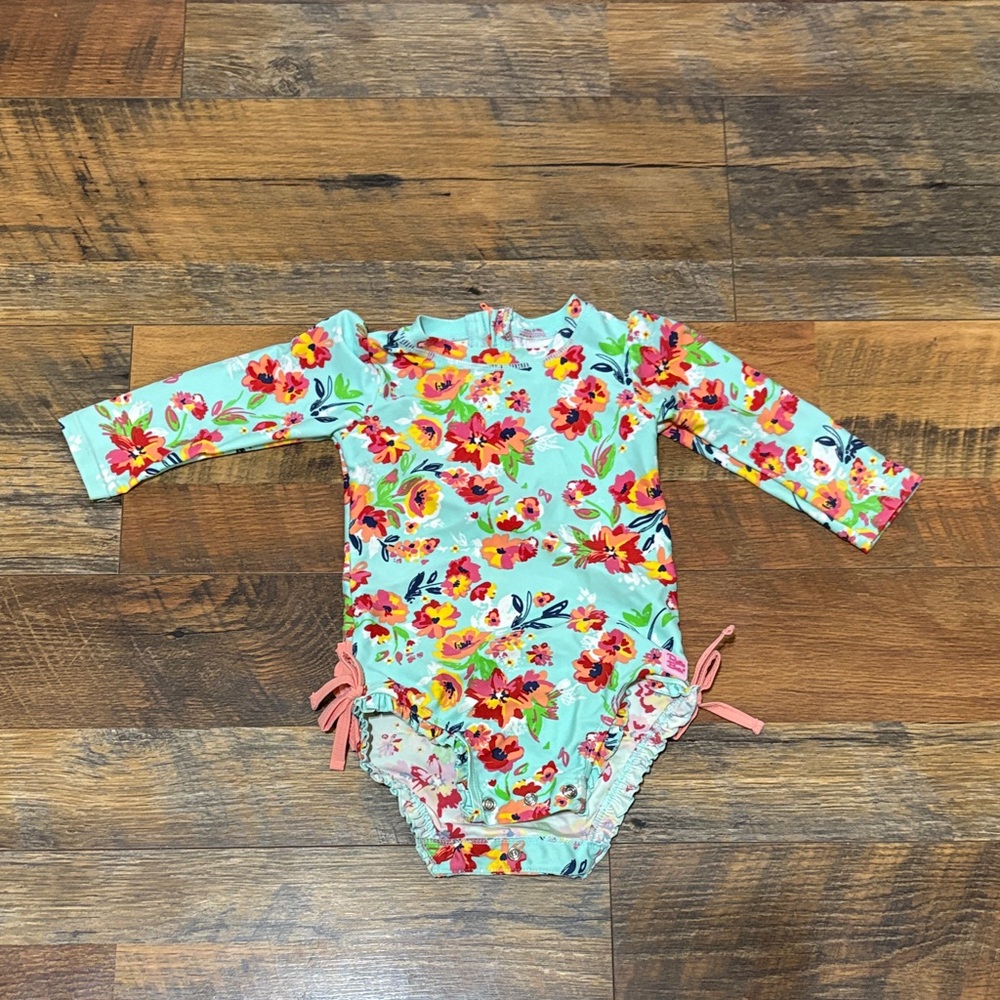 Ruffle Butts Colorful Baby Bodysuit‎